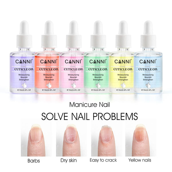 Canni Cuticle Oil 15ml - Green Apple Aroma