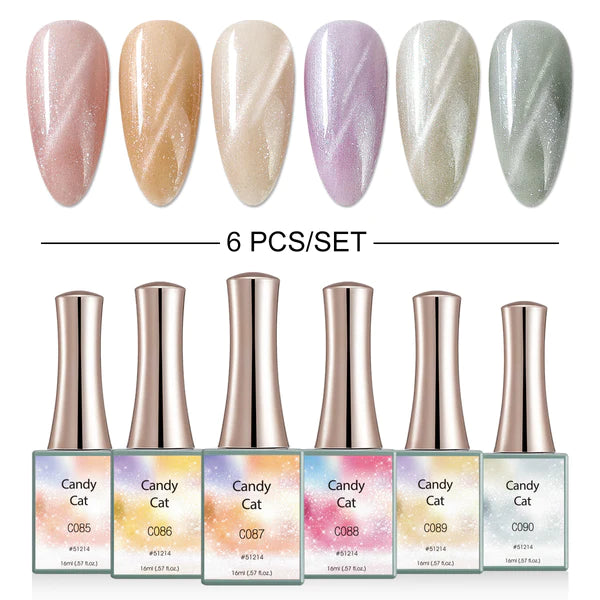 CANNI Candy Cat Eye Gel C085-C090 16ml(.57oz)