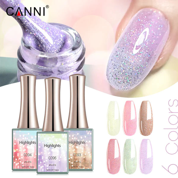 CANNI Highlights Gel Polish C091-C96 16ml(.57oz)