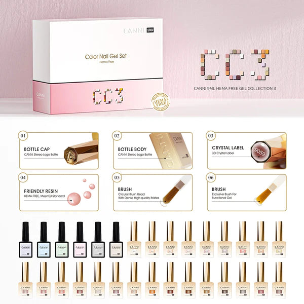 CANNI Hema Free 30pcs Collection 9ml - CC3