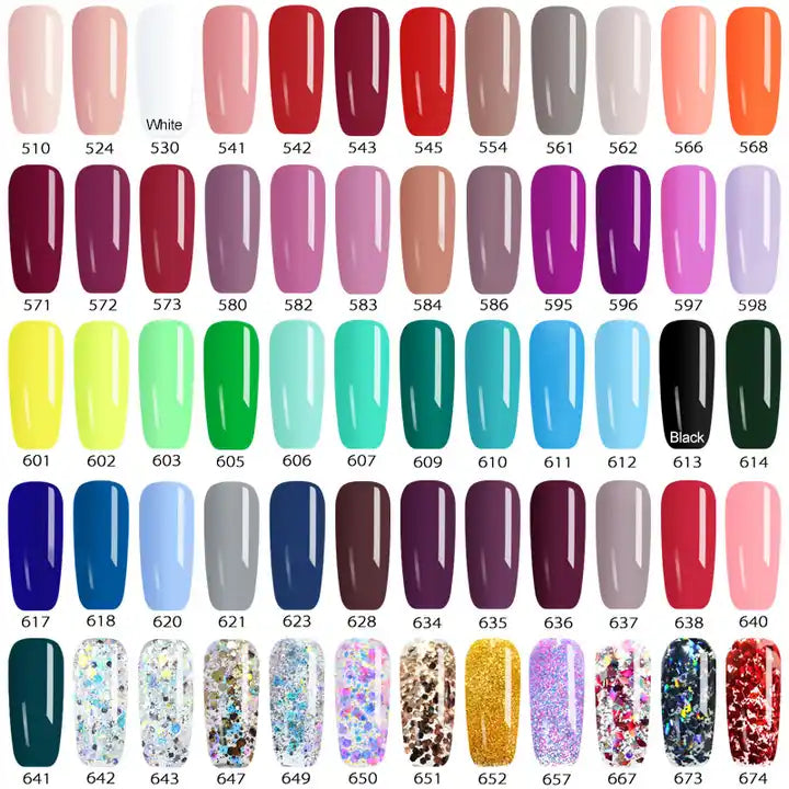 CANNI Nail Art Kit: Gel Paints 60pcs.