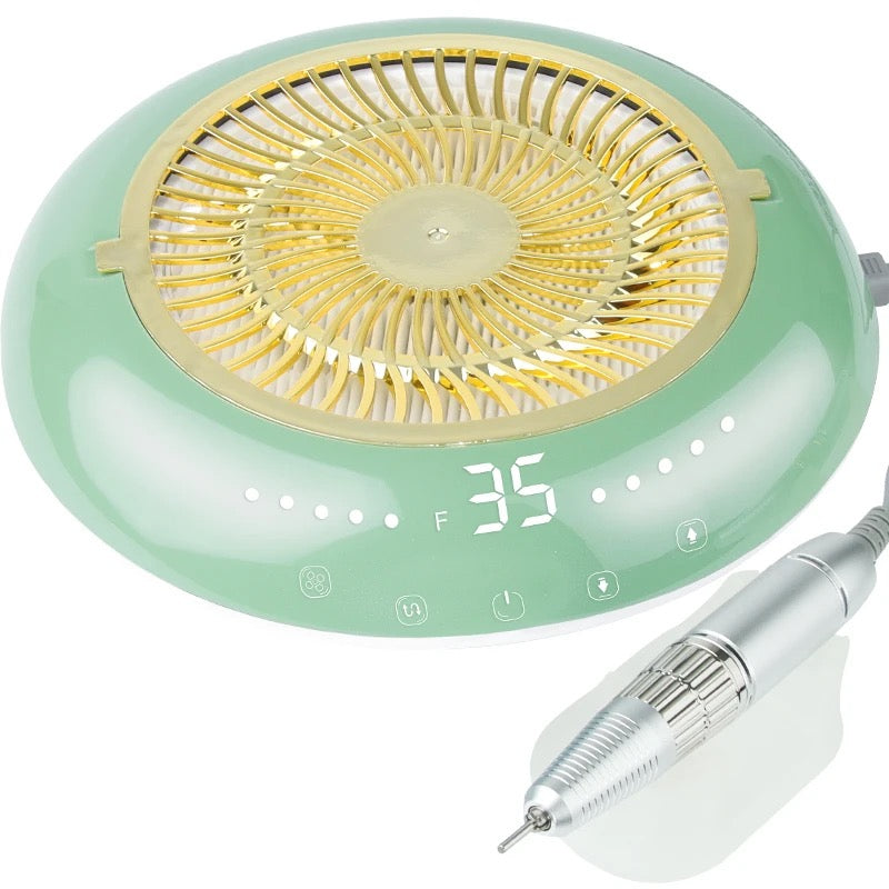 JimDoa JMD-803PRO 2-in-1 NAIL DRILL 35K RPM & DUST COLLECTOR 60W Set