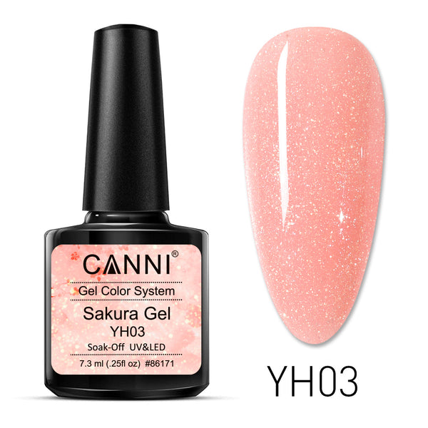 CANNI Sakura Gel Collection (YH01-YH06) 7.3ml.