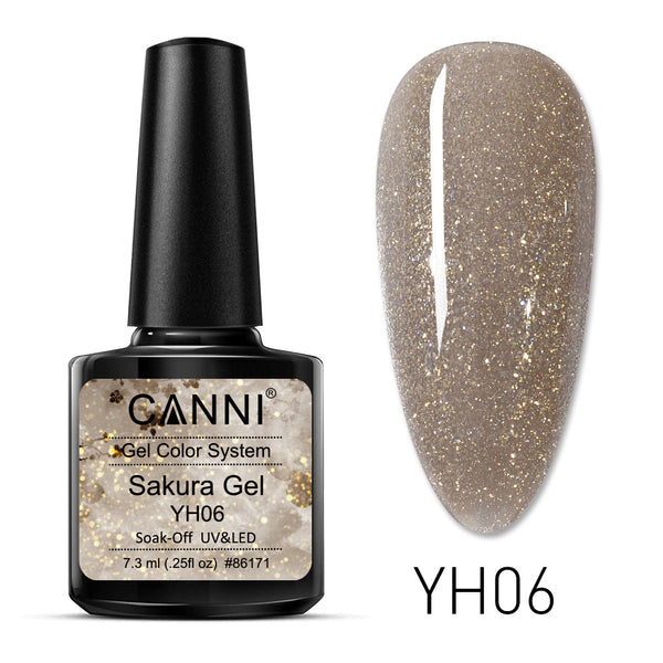 CANNI Sakura Gel Collection (YH01-YH06) 7.3ml.