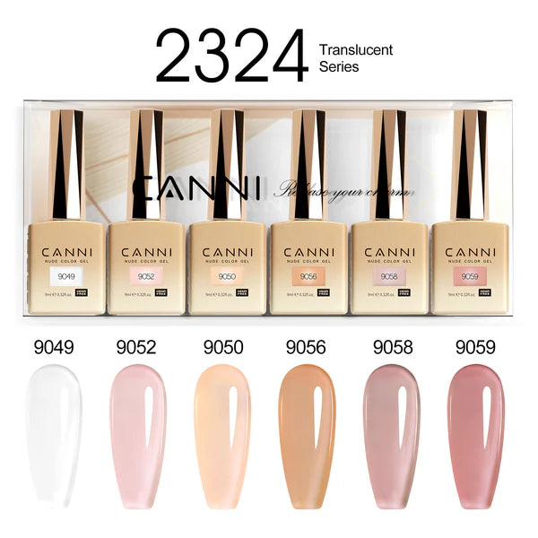 CANNI Hema Free 9ML Nail Gel Color Set 6pcs