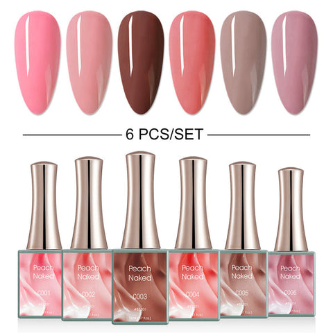 CANNI Peach Naked Gel Polish C001-C006 16ml