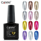 CANNI Platinum Series Glitter Effect Gel Polish 481-489 7.3ml