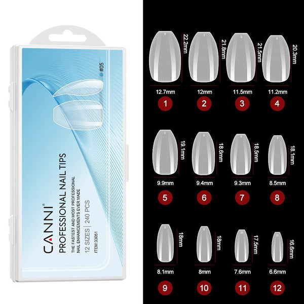 CANNI Gel Tips 12 Size 240pcs