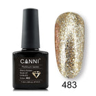 CANNI Platinum Series Glitter Effect Gel Polish 481-489 7.3ml