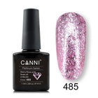 CANNI Platinum Series Glitter Effect Gel Polish 481-489 7.3ml