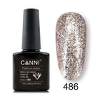 CANNI Platinum Series Glitter Effect Gel Polish 481-489 7.3ml