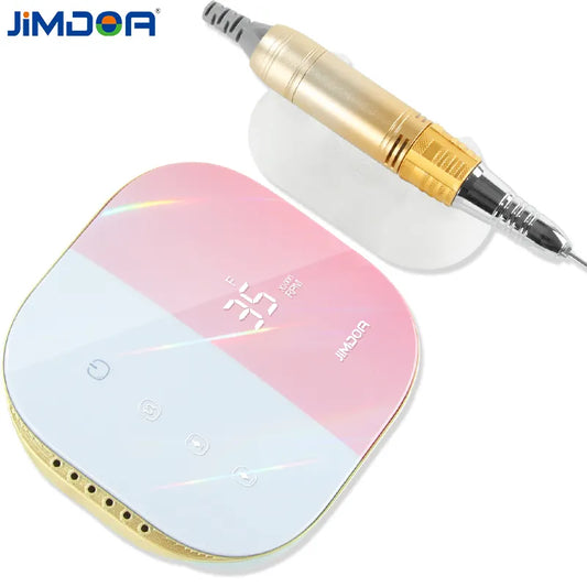 Jimdoa JMD-E108 35000RPM Professional Rechargeable Cordless Nail Drill Machine Pink