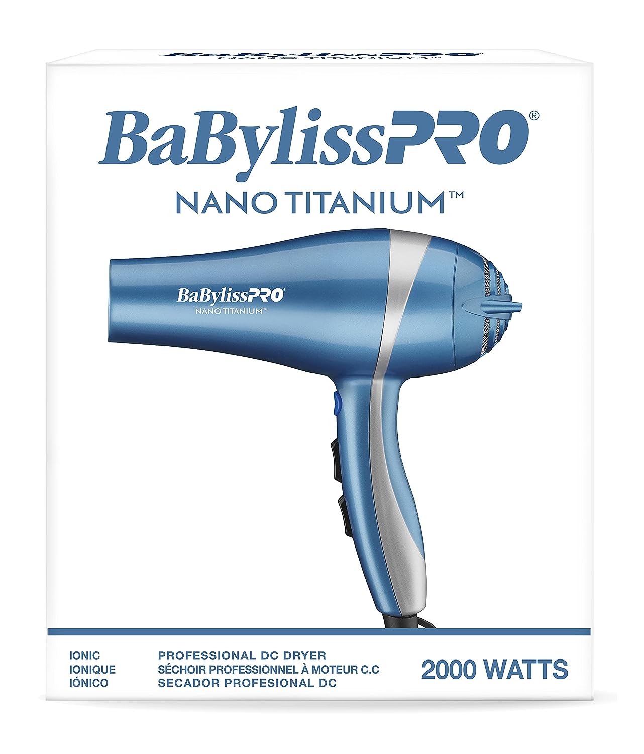 BaBylissPRO Nano Titanium 2000-Watt Blow Dryer BNT5548