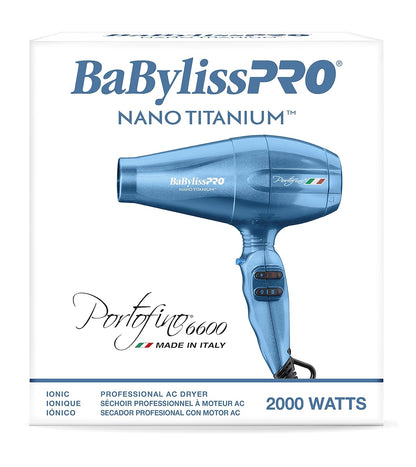BaBylissPRO Nano Titanium Portofino 6600 2000-Watt Blow Dryer