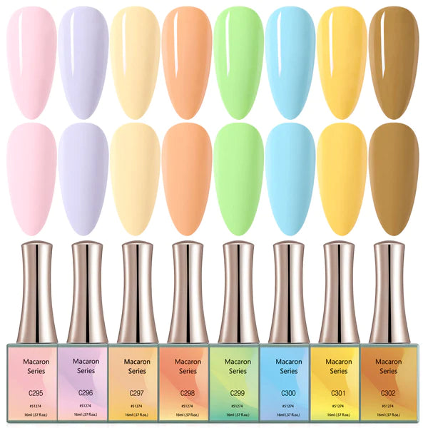 CANNI Macaron Gel Polish C295-C302 16ml(.57oz)