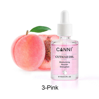 Canni Cuticle Oil 15ml - Pink Peach Aroma