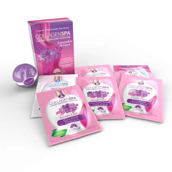 CollagenSpa Lavender & Lace with Bomber 6 Step with Bomber and Free Serum Gift