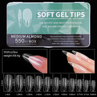550 Pcs  Soft Gel Nail Tip