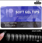 550 Pcs  Soft Gel Nail Tip