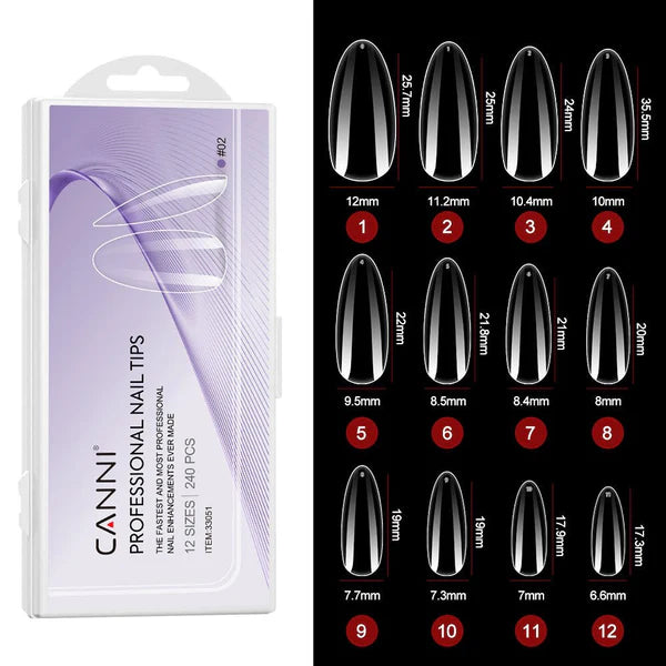 CANNI Gel Tips 12 Size 240pcs