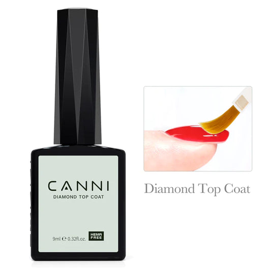 CANNI Hema Free Diamond Top Coat 9ml(.32oz)
