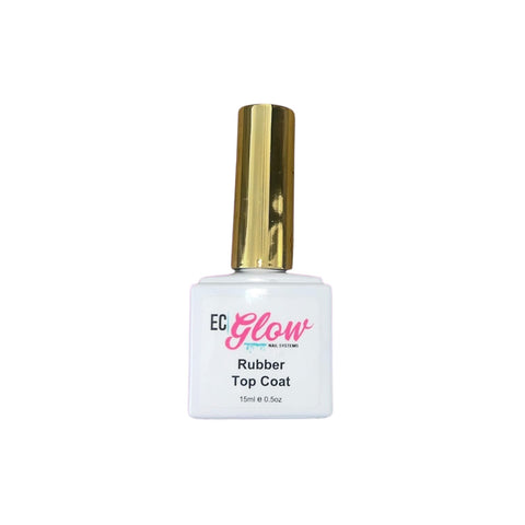 EC Glow Rubber Top Coat 15ml