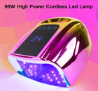 Lámpara de Uñas Led Inalámbrica Gradiente (Recargable) 96W