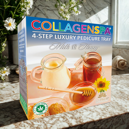 CollagenSpa 4 Step Pedi Tray Milk & Honey