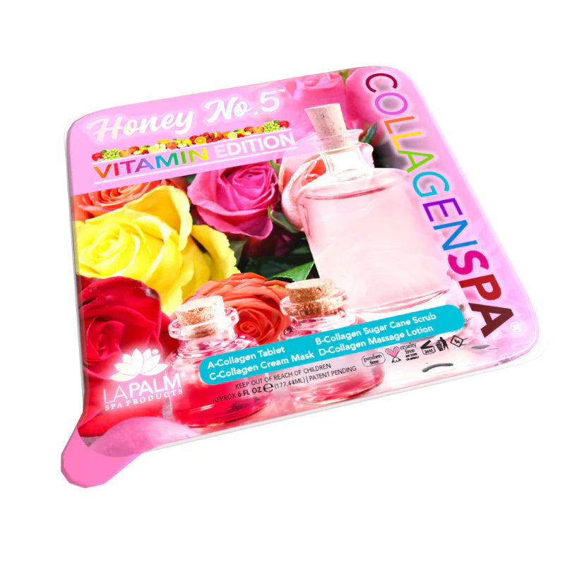 CollagenSpa 4 Step Pedi Tray Honey No. 5