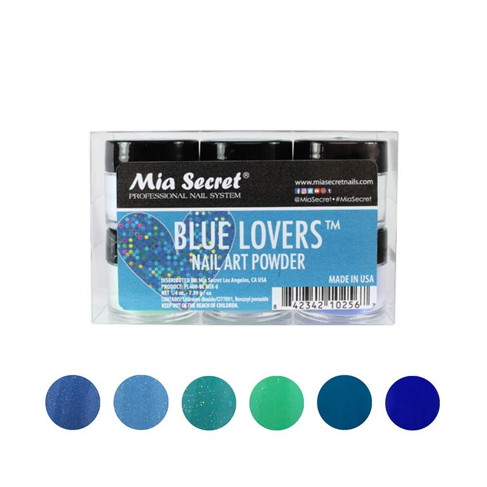Mia Secret Acrylic Nail Art Powder Blue Lovers
