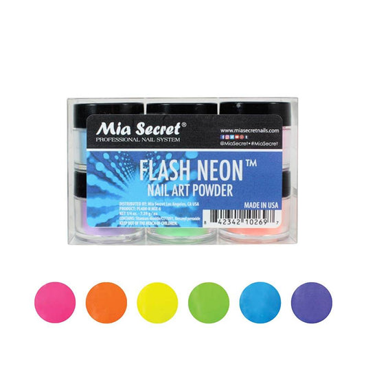 Mia Secret Acrylic Nail Art Powder Flash Neon