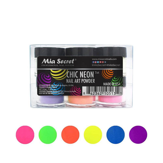 Mia Secret Acrylic Nail Art Powder Chic Neon