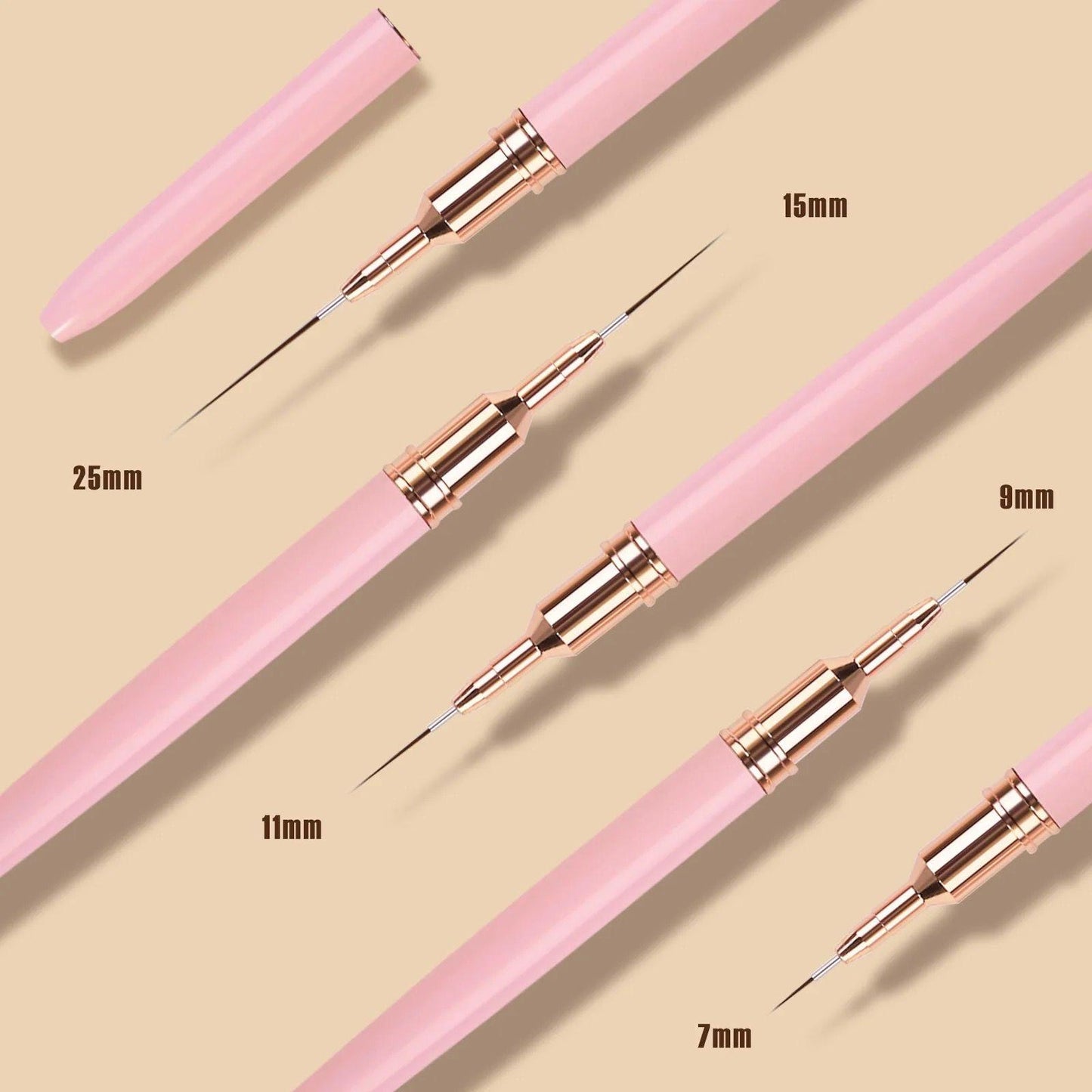 EC Glow Nail Brush 5pcs Set