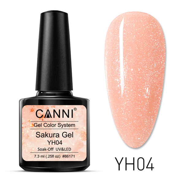 CANNI Sakura Gel Collection (YH01-YH06) 7.3ml.