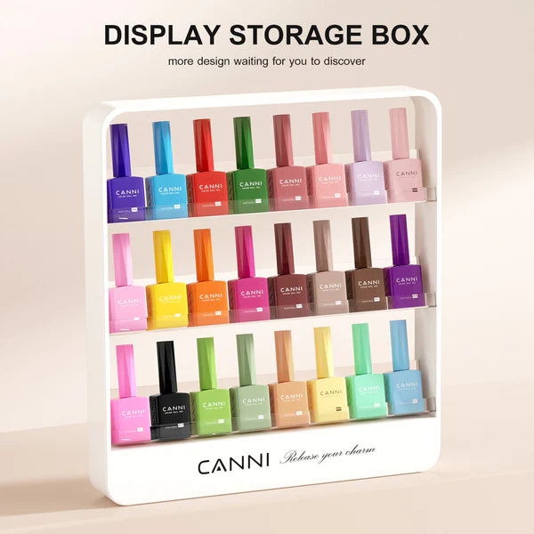 Nail Gel Display Storage Box 24 pcs  (Gel Polish not inlcuded)