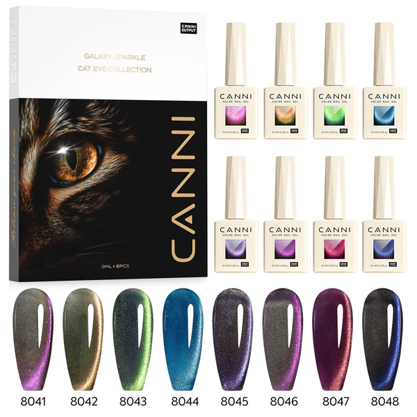 CANNI Hema Free Cat Eye Gel 9ml - Starry Sky Miracle Series