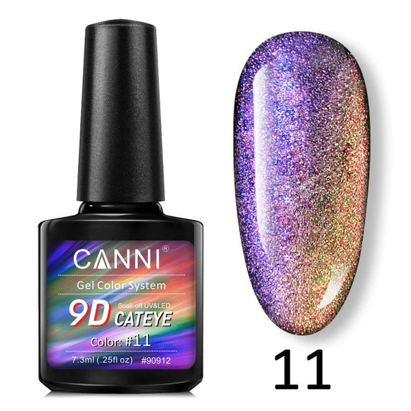 CANNI 9D Cat Eye Gel Polish 7.3ml (01-12)