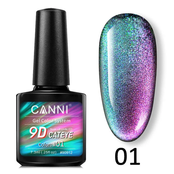 CANNI 9D Cat Eye Gel Polish 7.3ml (01-12)