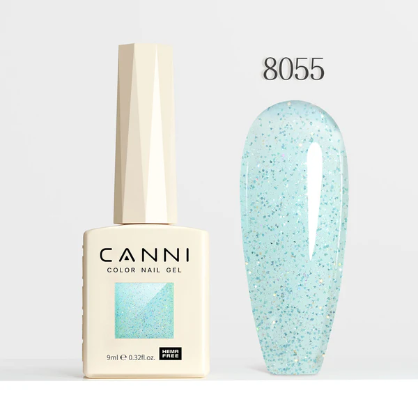 CANNI Hema Free Glitter Nail Gel 9ml - Fairy Glitter Series