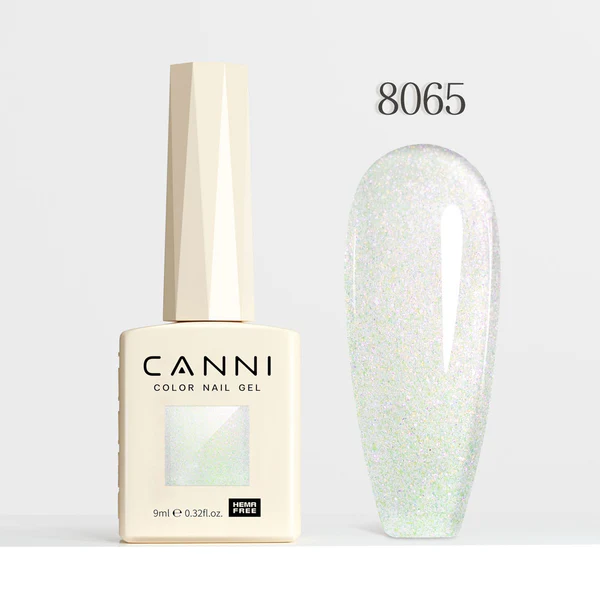 CANNI Hema Free Glitter Nail Gel 9ml - Aurora Glitter Series