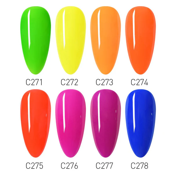 CANNI Neon Rainbow Gel Polish C271-C278 16ml(.57oz)