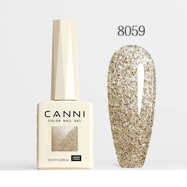 CANNI Hema Free Glitter Nail gel 9ml - Diamond Glitter Series