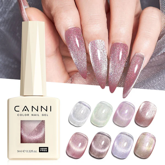 CANNI Hema Free Cat Eye Gel 9ml - Pink Planet Cat Eye Series