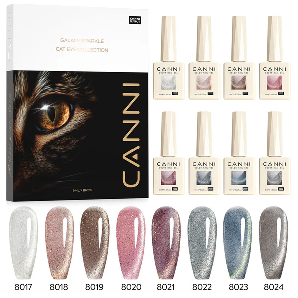 CANNI Hema Free Cat Eye Gel 9ml - Iridescent Dream Series