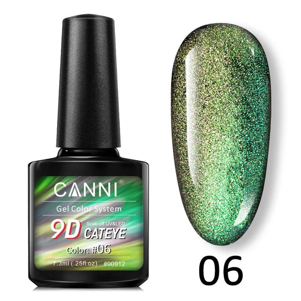 CANNI 9D Cat Eye Gel Polish 7.3ml (01-12)