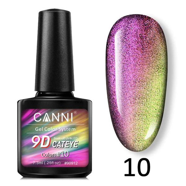 CANNI 9D Cat Eye Gel Polish 7.3ml (01-12)