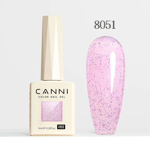 CANNI Hema Free Glitter Nail Gel 9ml - Fairy Glitter Series