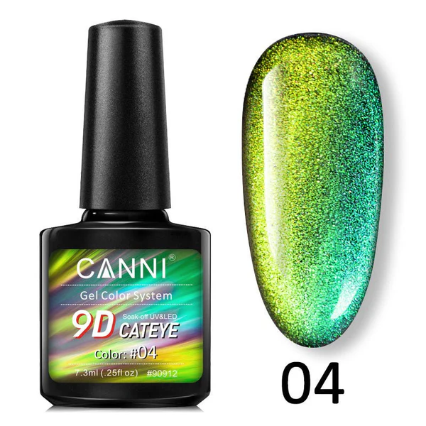 CANNI 9D Cat Eye Gel Polish 7.3ml (01-12)