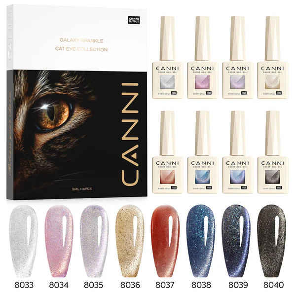 CANNI Hema Free Cat Eye Gel 9ml - Interstellar Cat Eye Series