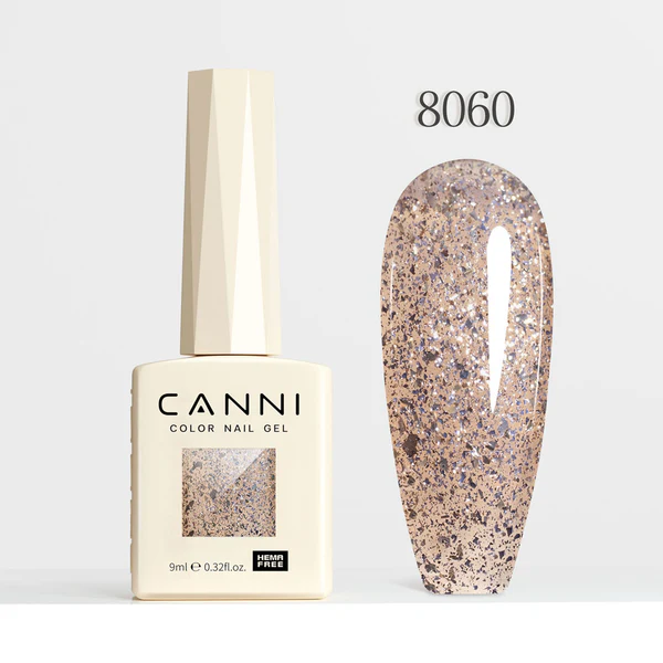 CANNI Hema Free Glitter Nail gel 9ml - Diamond Glitter Series